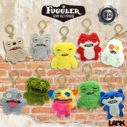 Fuggler Funny Ugly Monster Plush Toys Keychain Kawaii Fuggler Monster Rabbits Cute Stuffed Peluche Dolls Pendants Gifts Kid 12CM Beauty World Shop