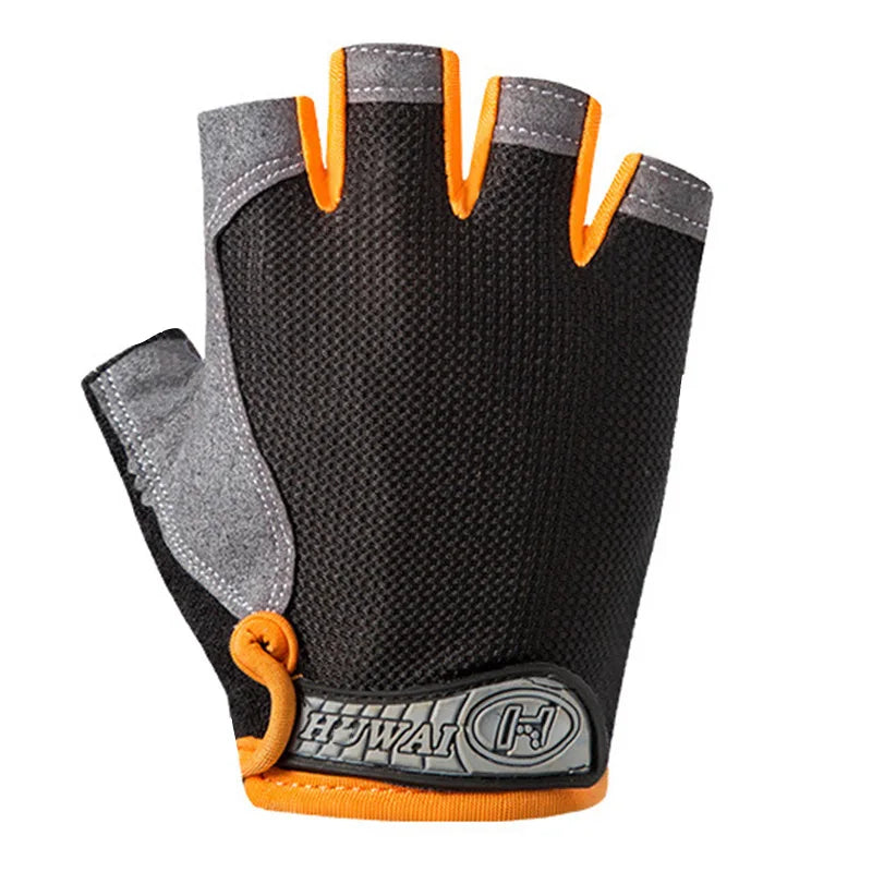 Half Finger Outdoor Cycling Anti Slip Anti Sweat Men Women Half Finger Gloves Breathable Anti Shock Sports Gloves Beauty World Shop
