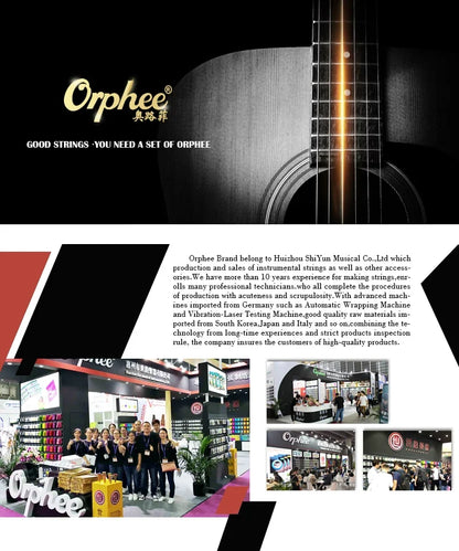 Orphee 1/5/10 Pcs Electric Guitar Strings Set RX Series Hexagonal Carbon Steel 6 String for Electric Guitar Accessories&Parts Beauty World Shop