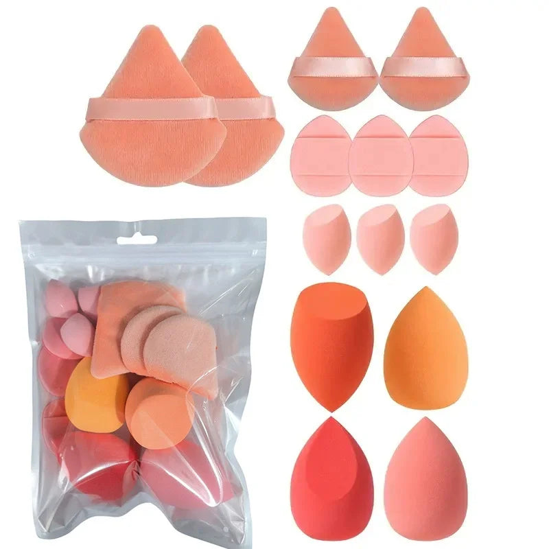 4/14Pcs Makeup Sponge Cosmetic Blender Beauty Egg Foundation Sponges Puff  Powder Puffs Make Up Accessories Women Makeup Tools Beauty World Shop