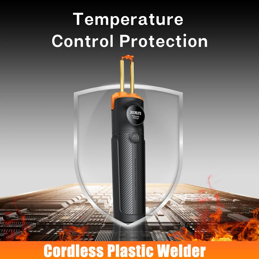 Portable Hot Stapler Plastic Welding Machine Car Bumper Repair Kit PVC Plastic Repairs Wireless Handheld Plastic Soldering Gun ﻿ Beauty World Shop