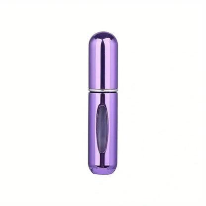 Portable Mini Travel High-end Perfume Bottle Base Refill Bottle Straight Charging Small Sample Perfume Aluminum Material Beauty Fashion