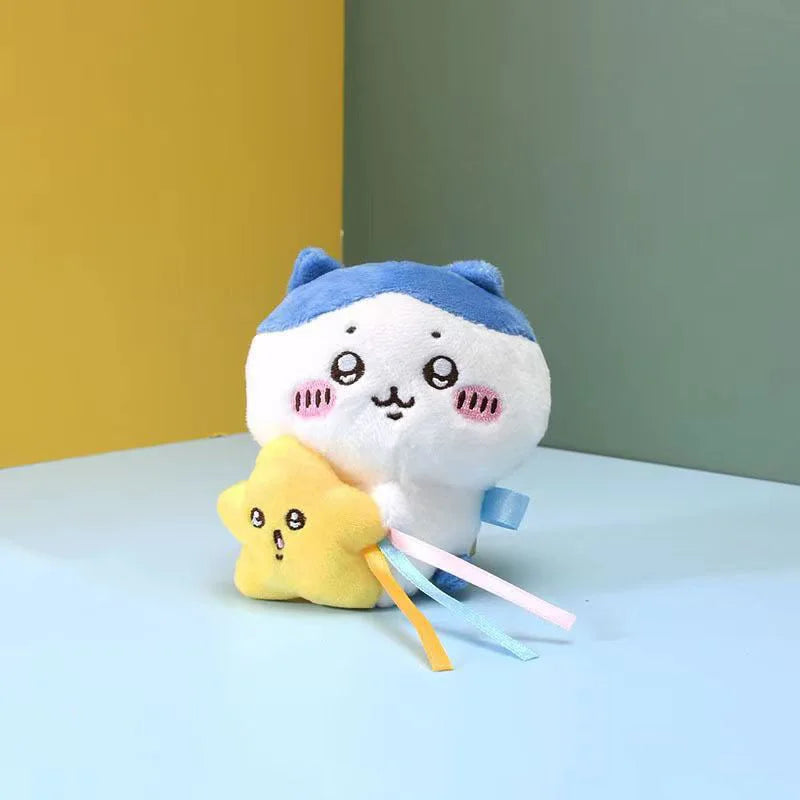 Chiikawa Keychain Cute Cartoon Plush Keychain Usagi Backpack Charm Anime Character Pendant Birthday Gift Game Prize Beauty World Shop