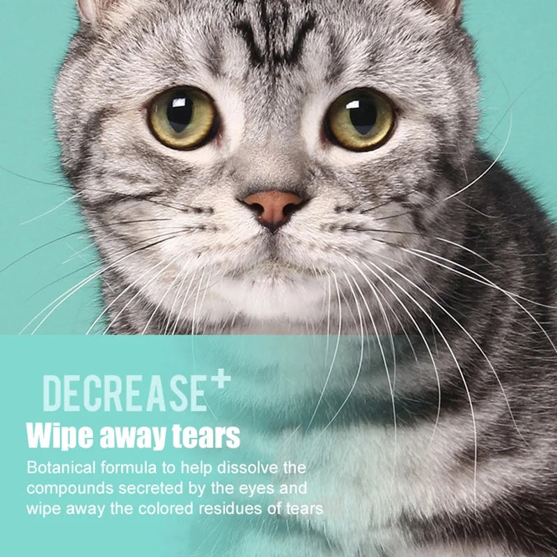 Pet Eye Wipes Cats And Dogs Tearmark Wet Wipes Cats And Dogs Universal No Irritation Cleaning Products 130 Canned Wipes Beauty World Shop