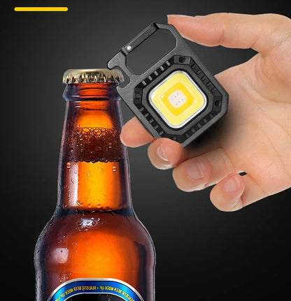 Mini LED Flashlight Magnetic COB Outdoor Camping Pocket Work Light 800 Lumens USB Rechargeable 7 Modes Spotlights Beauty World Shop