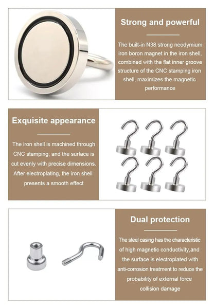 10PCS Strong Magnet Hooks Multi-Purpose Storage Hooks Home Kitchen Bar Storage Hooks Key Storage Hooks Bathroom Hangers Beauty World Shop