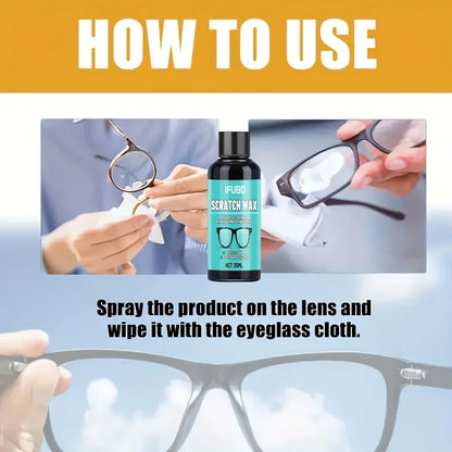 Eyeglass Scratch Repair Cream-Eyeglass Lens and Frame Scratch Polish,Lens Scratch Polishing,Buffing,Suitable for  Minor scratch Beauty World Shop