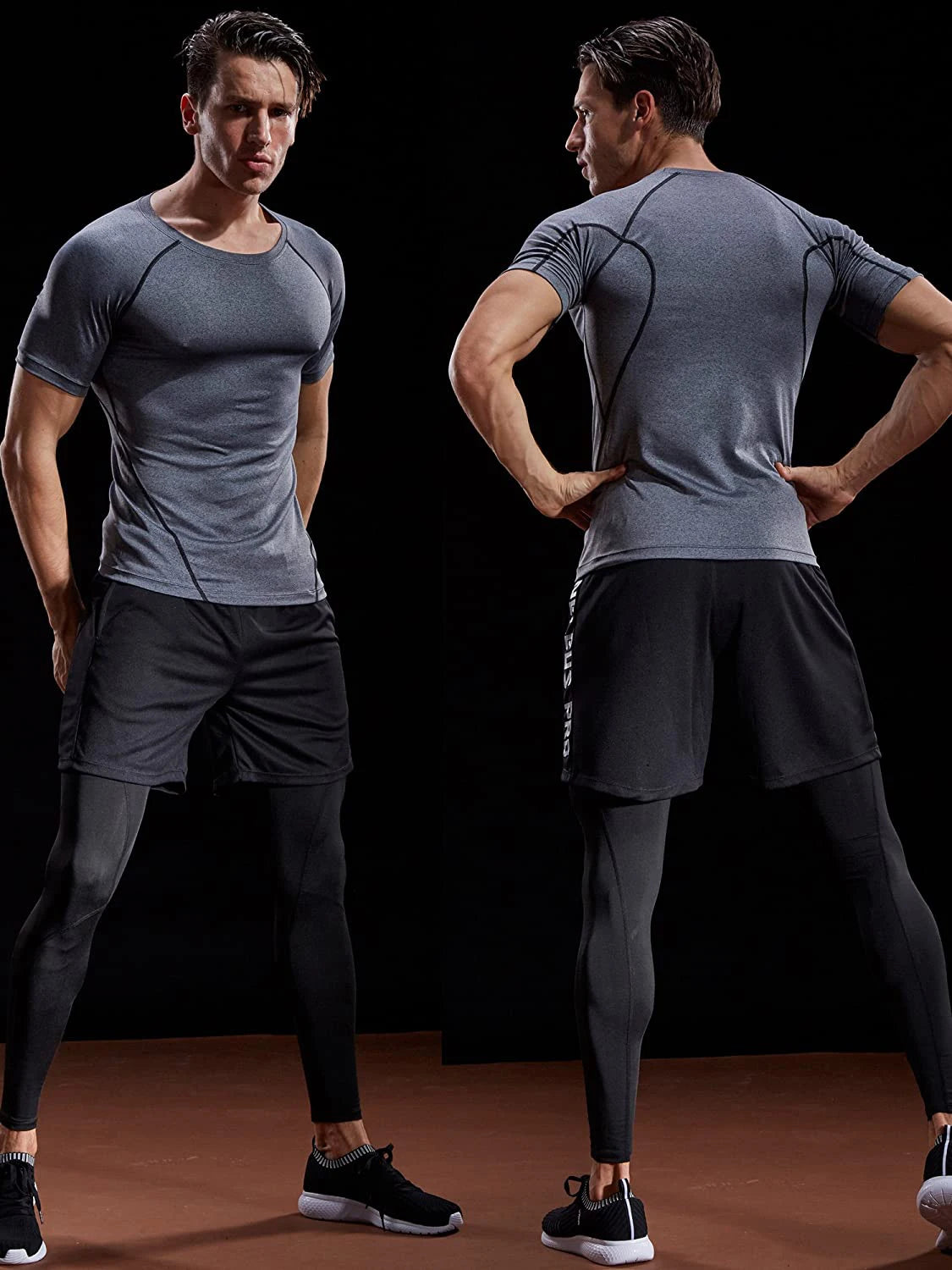 2026 Compression T Shirt Men Summer Sportswear Running T-shirt Elastic Quick Dry Sport Tops Tee Athletic Gym Workout Shirts Men Beauty World Shop