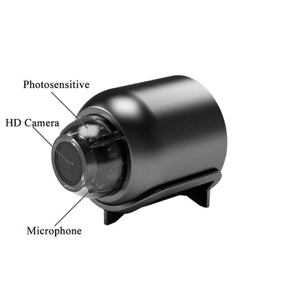 Mini Camera 1080P HD WiFi Wireless HD Night Vision Camera Home X5 Remote Camera Kids Pet Safety Monitoring Beauty Fashion