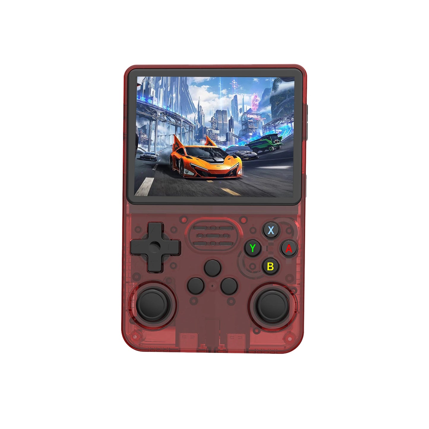 GAMINJA R36S Handheld Game Console 3.5Inch IPS 640x480 Screen Built in 64GB Memory Classic Games Portable Handheld Game Console Beauty World Shop