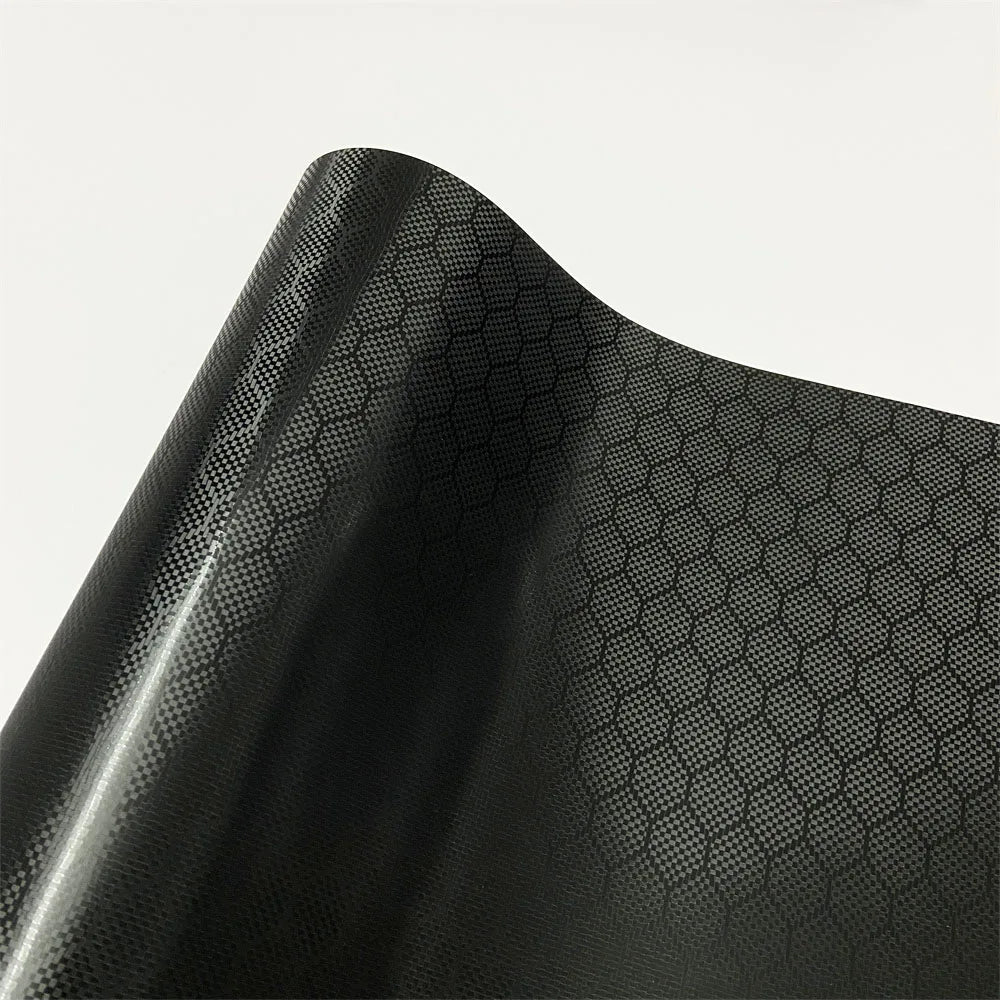 Premium Black Forged Carbon Fiber Vinyl Car Body Wrap Film For Vehicle Motorcycle Hex Cosmic Diamond Carbon Vinyl Protector Film Beauty World Shop