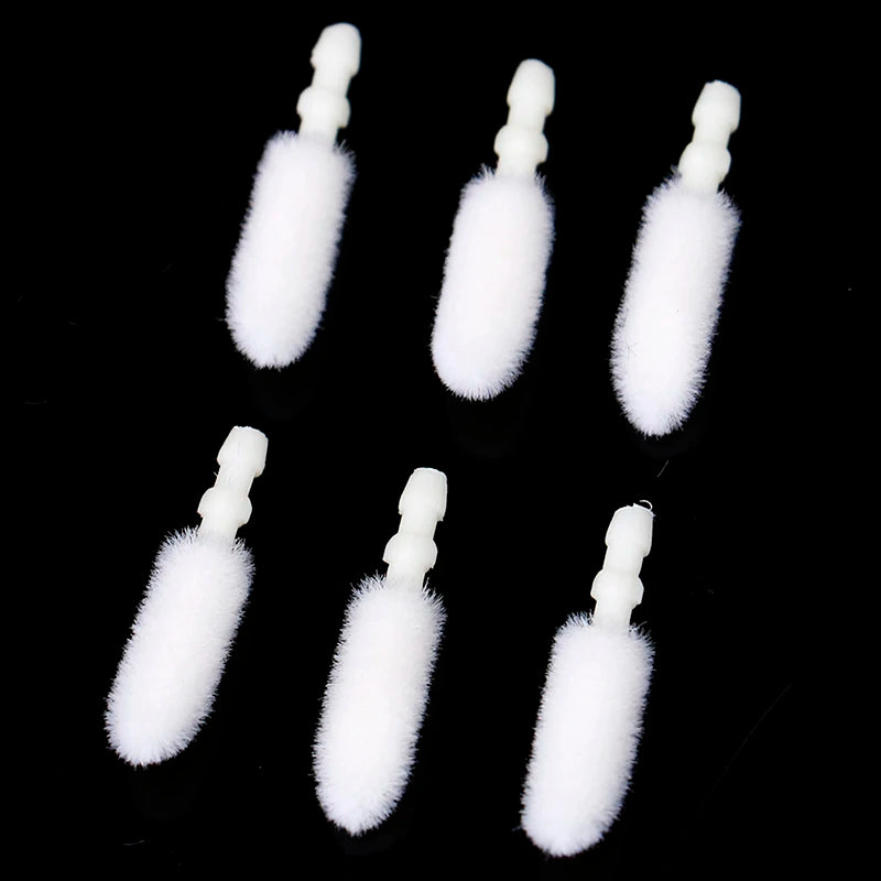 1000pcs Disposable Lip Brush Cotton Head Replacement Head for Lipstick Applicator Makeup Tool For Eyelashes Extension Beauty World Shop