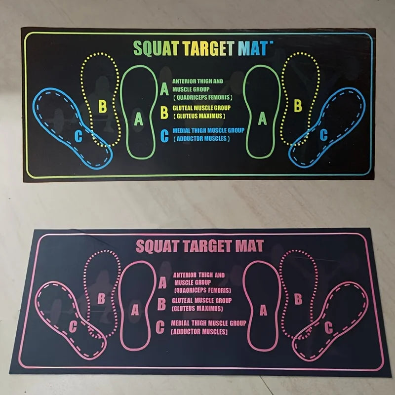 Anti-Slip Squat Pad Set, Durable Training Mats for Home & Gym Use, Non-Skid Exercise Equipment, Ideal for Fitness Enthusiasts Beauty World Shop