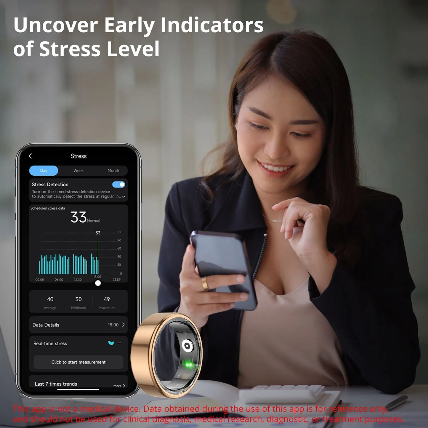 2024 COLMI R02 Smart Ring with Charging Case for Men Women, Battery Life, 39 Days, Health Monitor, 5ATM Waterproof Beauty World Shop