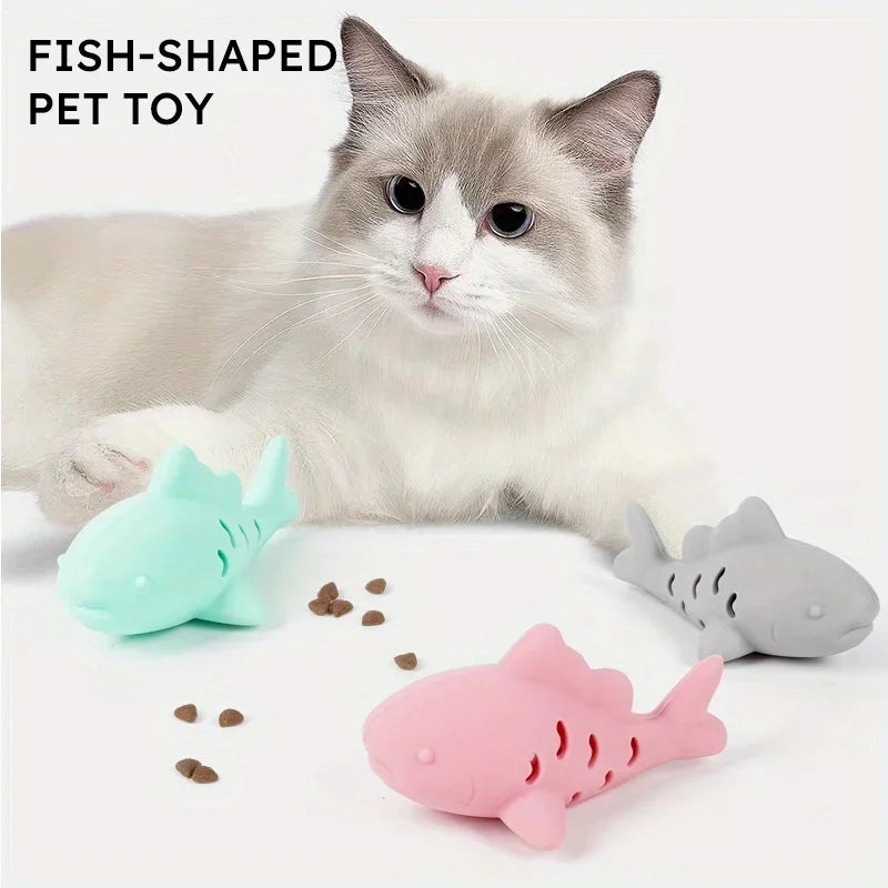 1pc Interactive Cat & Dog Toy - Durable Bite-Resistant Design, Hiding Food & Grinding Teeth Entertainment for Small Pets Beauty World Shop