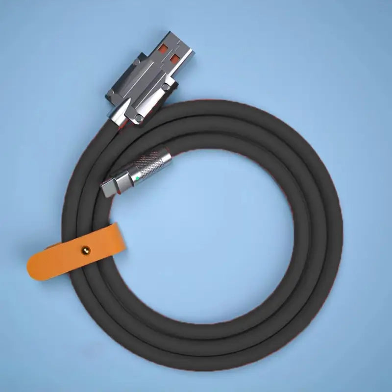 120W 6A TypeC Super Fast Charge Liquid Silicone Cable Quick Charge USB Cable For Xiaomi Huawei Samsung Pixel USB Bold Data Line Beauty World Shop