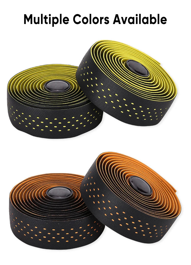 New Road Bike Handlebar Tapes Shock-absorbing Cycling Anti-slip Handlebar Bar Tape Wear-Resistant Bicycle Strap Bikes Belt Beauty World Shop