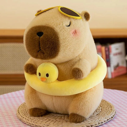 23cm Capybara Plush Simulation Capibara Anime Fluffty Toy Cute Doll Stuffed Animals Soft Doll Plush Christmas Thanksgiving Gift Beauty Fashion
