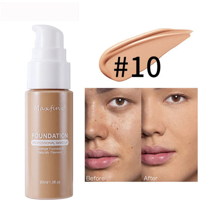 Liquid Foundation Effective Concealer Waterproof Sweat-resistant Makeup Professional Cosmetics Beauty World Shop
