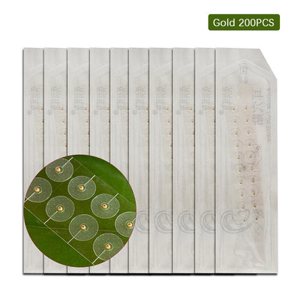100/200pcs Clear Ear Point Stickers Ear Pressure Stick Acupuncture Magnetic Beads Auricular Ear Stickers Massage Ear Stickers Beauty World Shop