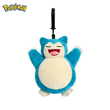 Genuine Animal Series Pikachu Snorlax Kawaii Plush Toys Cute Pendant Keyring Keychain Birthday Party Gifts For Kid Boy Beauty World Shop