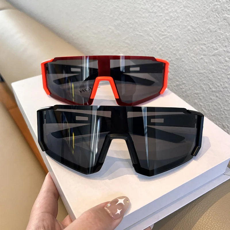 Hiking 2pcs Cycling Anti Light Glasses Men Women UV400 Sandproof Eye Protector Shades Outdoor Sports Goggle Anti Radiation Lens Beauty World Shop