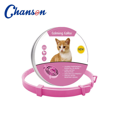 Pet Calming Collar For Cats Dogs Adjustable Anxiety Pheromone Reducing Pet Collar Lasting Natural Calm Relax Soothing Collars Beauty World Shop