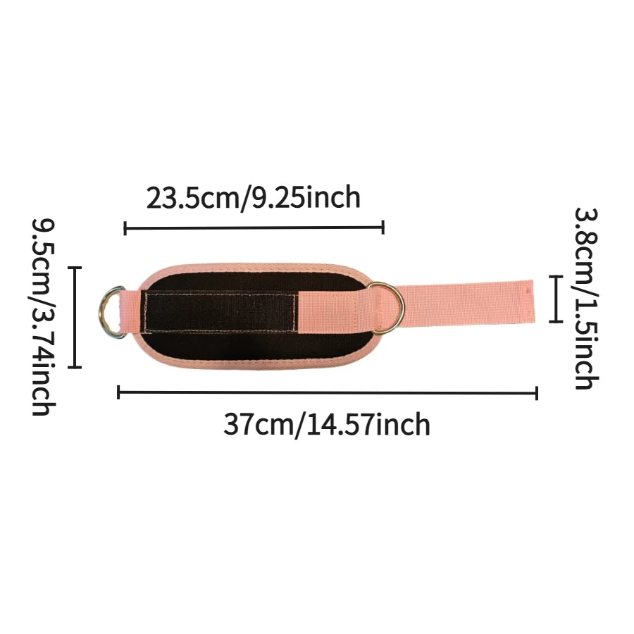 Fitness Ankle Straps Adjustable D-Ring Support Cuffs Gym Leg Strength Workouts Pulley With Buckle Sports Guard Safety Abductors Beauty World Shop