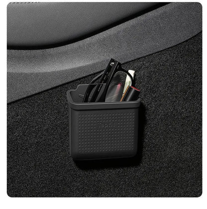 Silicone Car Storage Box For Tesla Model 3 Y S X 2017-2022 2023 Hidden Organizer Tray Bag Box Phone Coin Holder Auto Accessories Beauty World Shop
