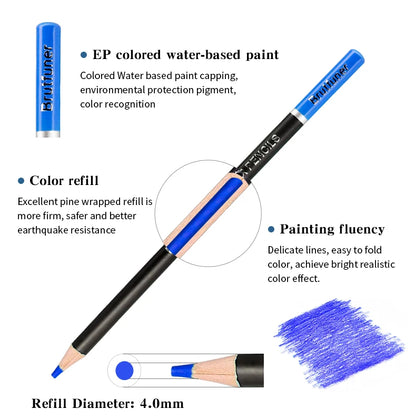 Brutfuner 48/72/120/150/160/180Colors Pencils Professional Oil Wood Soft Watercolor Pencil For School Draw Sketch Art Supplies Beauty World Shop