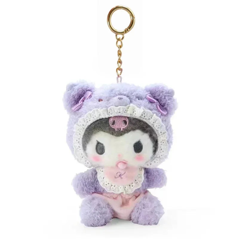Kawai Latte Kuromi My Melody Cinnamoroll Nipple Baby 10Cm Plush Doll Pendant Ornaments Cute Gift Beauty World Shop