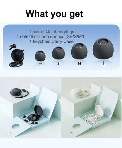 Quiet Ear Plugs for Sleeping Noise Reduction Super Soft Reusable Hearing Protection Anti noise earplugs for Concerts Travel Work Beauty Trend Shop