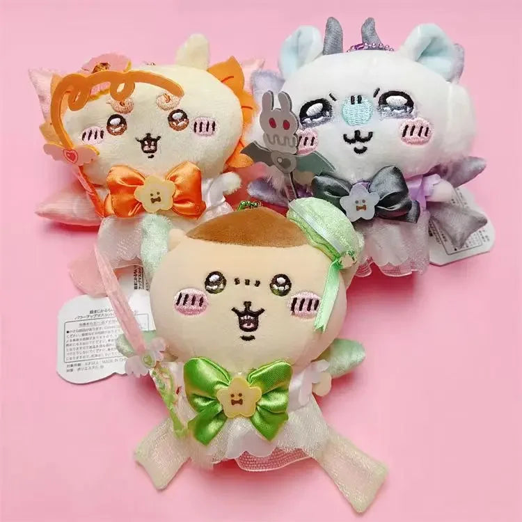 Japanese New Chiikawa Super Magical Girl Plush Doll Self-deprecating Bear Series Hachiware Usagi Momoka Plush Toy Girl Gift Beauty World Shop