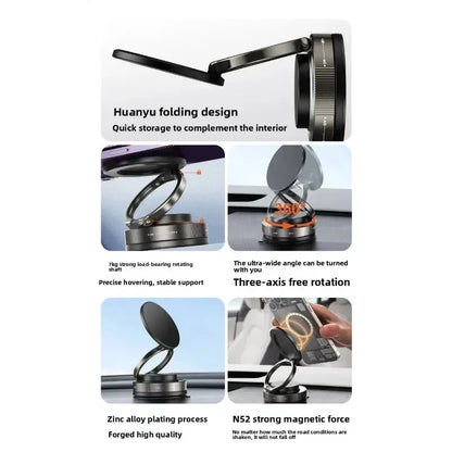 T30 Vacuum Magnetic Phone Holder Stand, for Magsafe Suction Cup Phone MountAdjustable Swivel Lock, for Your Car/Gym/Mirror Beauty Trend Shop
