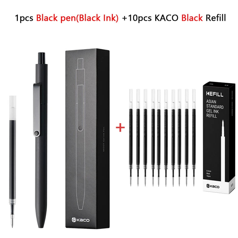 KACO 0.5mm MIDOT Gel Ink Pens, Quick-drying Press Smooth Writing Pen, High Volume for Taking Exams Grading Homework Doing Papers Beauty World Shop