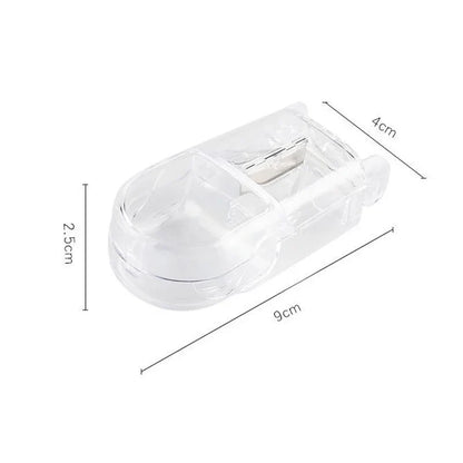 Pill Cutter Box Portable Drug Box Tablet Cutter Splitter Medicine Pill Holder Pill Cutter Box Beauty Trend Shop