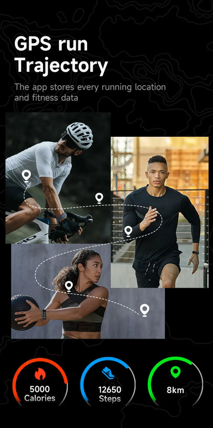 LIGE No Screen Smart Watch Men's Sports Outdoors Fitness Heart Rate Monitor 1ATM Waterproof New Smartwatch For Andrio IOS 2025 Beauty World Shop