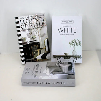 3Pcs Foldable Fashion Fake Books Living Room Decoration Designer Books Coffee Table Ornaments Club Hotel Room Villa Prop Books Beauty World Shop