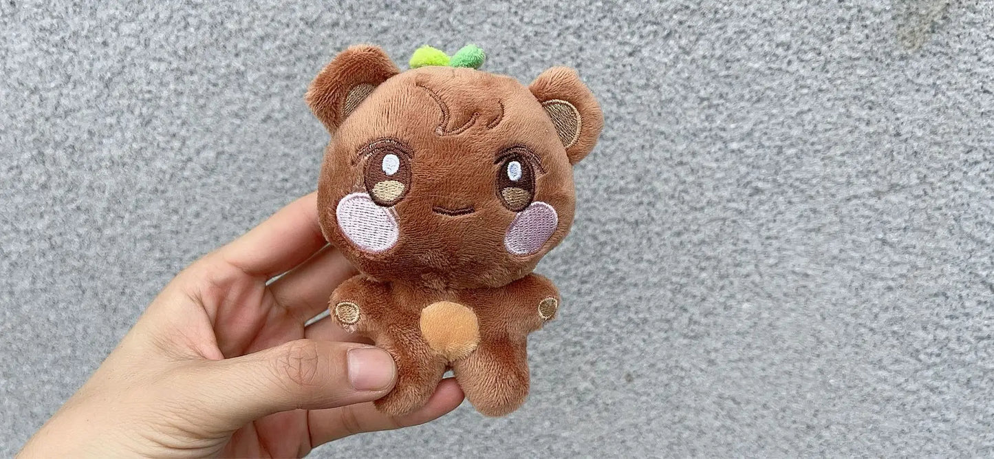 10CM Pop-up Store Doll Keychain ANITEEZ Cartoon Cute Plush Pendant Keyring Bag Accessories Kpop Yunho Yeosang Fans Gifts Beauty World Shop