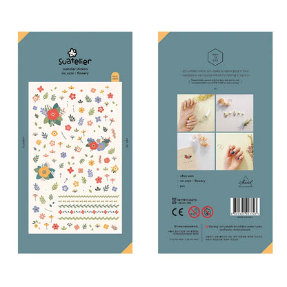 Korean Import Original Suatelier Collection Kawaii Daily Stickers Scrapbooking Diy Journal Stationery Sticker Deco Art Supplies Beauty World Shop