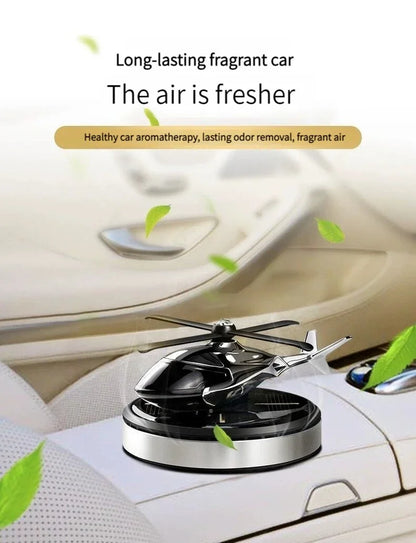 Helicopter Styling Solar Car air freshenerDecorative Aromatherapy Car interior accessories Propeller rotary perfume diffuser Beauty World Shop