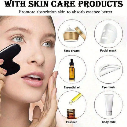 3-piece facial care set with cooling roller, facial roller and gua sha tools set. Perfect gift Beauty World Shop