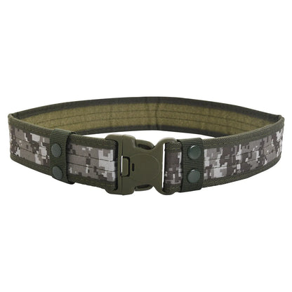 Men's Belt Outdoor Camouflage Tactical Belt Oxford Cloth Belt Mountaineering Belt Nylon Wide Waist Belt Work Belt Neutral Belts Beauty World Shop