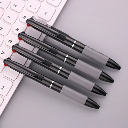 3 in 1 Red/Black/Blue Ink Color 0.7mm Student Ballpoint Pens Ball Point Writing Stationery Fine School Supplies Pencils Office Beauty Trend Shop