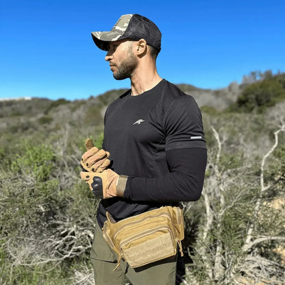 Packs for Men Nylon Shoulder Hiking Tactical Multi-function Waist Pack Fanny  Mobile Phone Bag Sports High-capacity Waist Bag Beauty World Shop