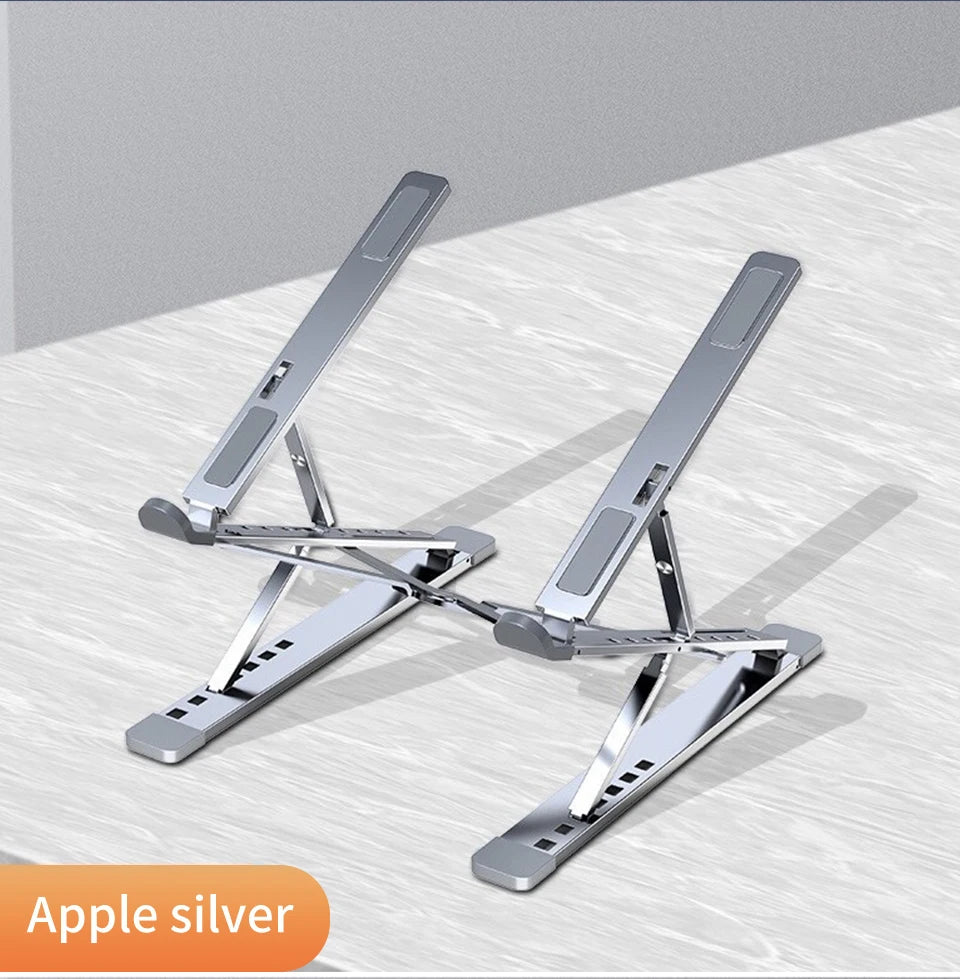Laptop Stand For Macbook Folding Adjustable Aluminum Computer Pc Tablet Stand Notebook Tablelaptop Holder Heat Dissipation Beauty World Shop