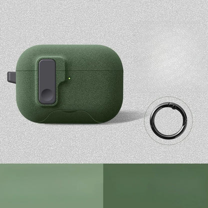 2025 Case For AirPods Pro 3 Magnetic Automatic Lock Cases Phone Stand Headphone Cover For AirPods Pro 3 Pro3 Fundas With Hook ﻿