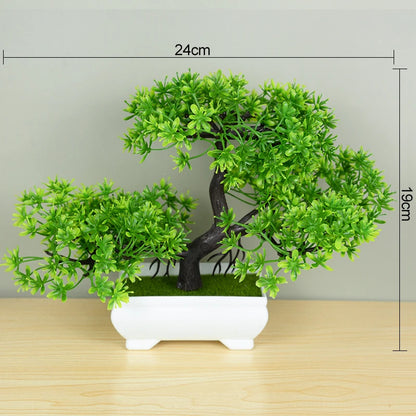 Artificial Plants Bonsai Small Tree Pot Fake Plant Flowers Potted Ornaments For Home Room Table Decoration Hotel Garden Decor Beauty World Shop