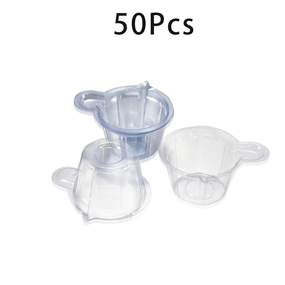 DIY Epoxy Resin Crafts Silicone Resin Mold Tool Plastic Disposable Cups Dispenser for Jewelry Making Beauty Trend Shop