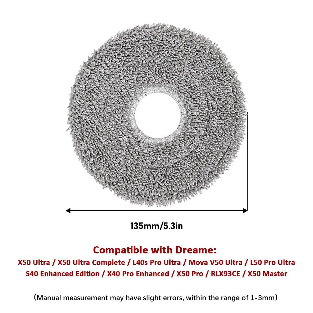 Mop Cloths For Xiaomi X10 Plus S10 Plus X20 Plus 5C 5 5Pro Omni 1S Omni 2 M30 Pro M30S OV31GL OV42CN OV21GL Vacuum Mop Parts Beauty World Shop